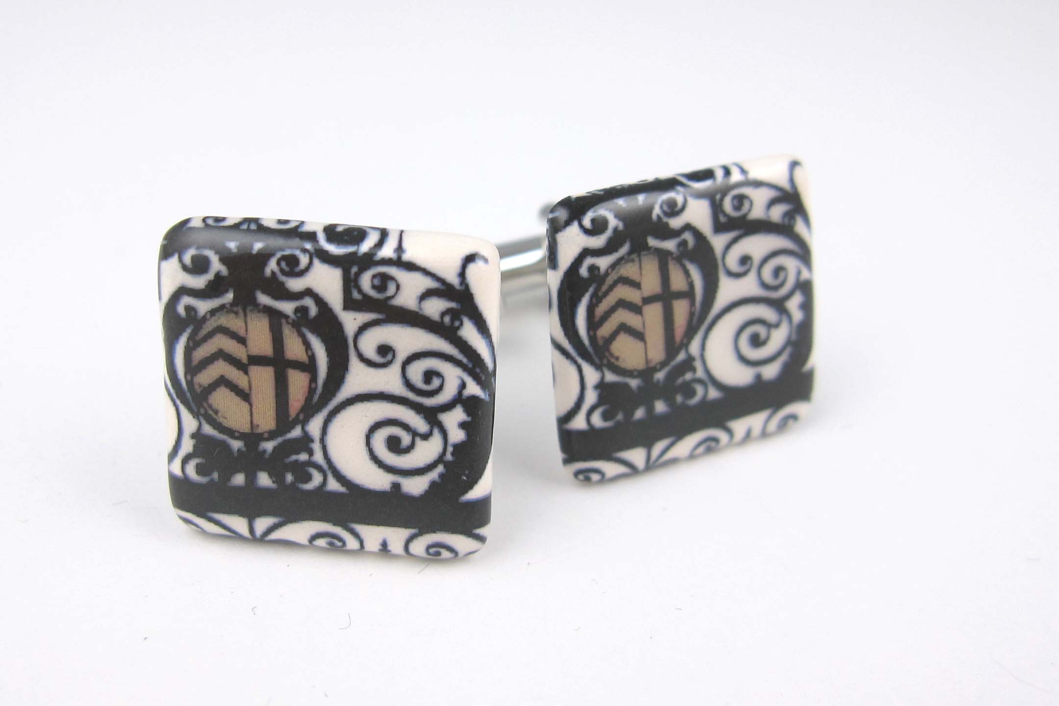 Entrance to Clare College Cambridge cufflinks